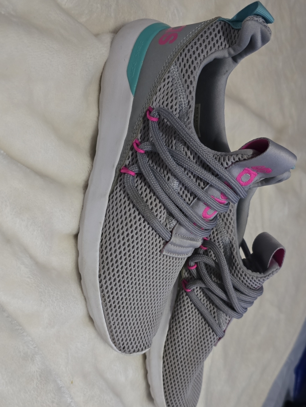 Adidas Kids Sneakers Grey And Pink